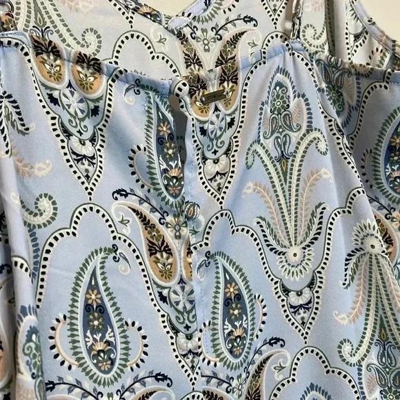 O’Neil Blue Satin Slip Dress - Picture 10 of 11